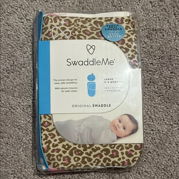SwaddleMe Leopard Print Swaddle - Picture 1 of 2